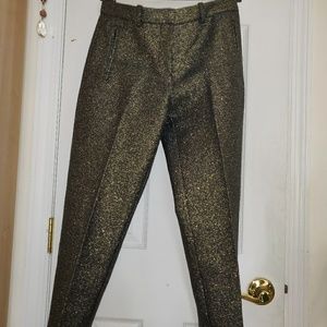 H&M Trendy Metallic Dress Pants